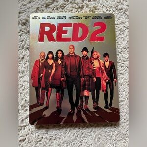 Red 2 (blu-ray) Steelbook (UK release) Region B Action Movie‎ ✅